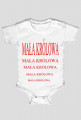 Body dziecięce z napisem MAŁA KRÓLOWA