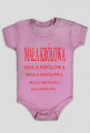 Body dziecięce z napisem MAŁA KRÓLOWA