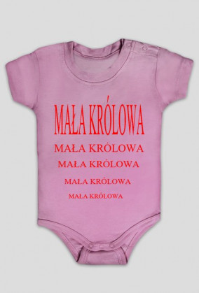 Body dziecięce z napisem MAŁA KRÓLOWA