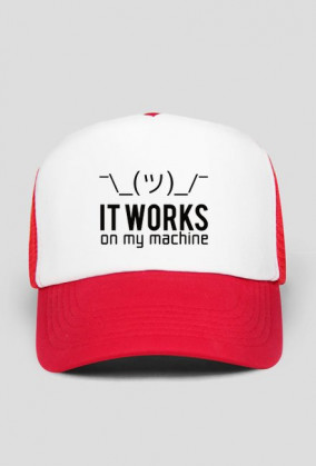It works on my machine - Dziwne u mnie działa - Czapka - Prezent dla programisty