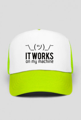 It works on my machine - Dziwne u mnie działa - Czapka - Prezent dla programisty