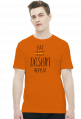Eat, Sleep, Design, Repeat - Prezent dla grafika komputerowego - Koszulka męska