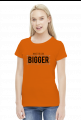 Make the logo bigger-  Prezent dla grafika komputerowego - Koszulka damska