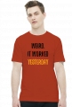 Weird, it worked yesterday - Dziwne, wczoraj działało - Prezent dla programisty - Koszulka męska