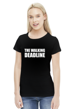 The Walking Deadline - Prezent dla grafika / programisty - Koszulka damska