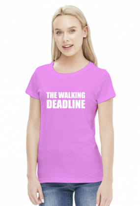 The Walking Deadline - Prezent dla grafika / programisty - Koszulka damska