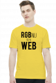 RGBnij się w WEB (#2) - Prezent dla grafika komputerowego - Koszulka męska