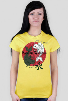 T-Shirt "Japonia: Kocica Wood'a"