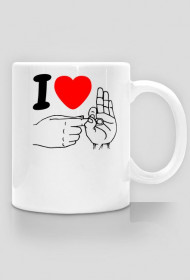I Love... - Biały Kubek