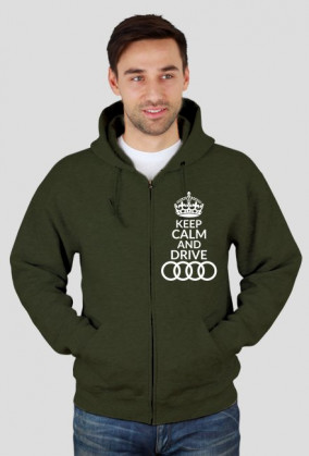 Keeb calm white front