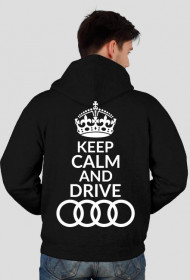 Keeb calm white back