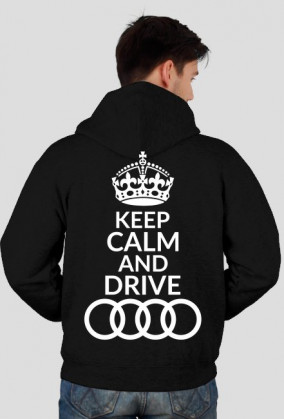 Keeb calm white back