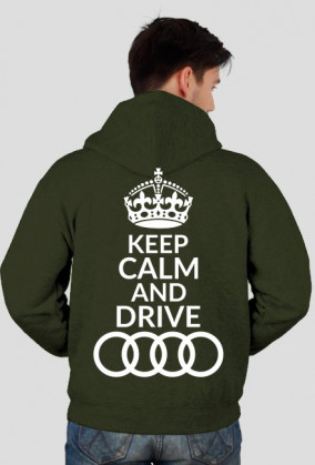 Keeb calm white back