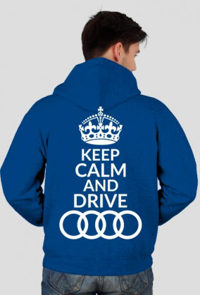 Keeb calm white back