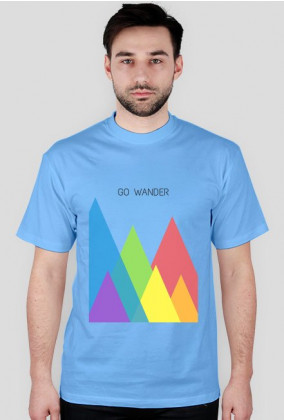 T-shirt męski Go Wander