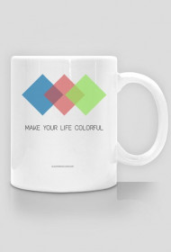 Kubek "Make your life colorful"