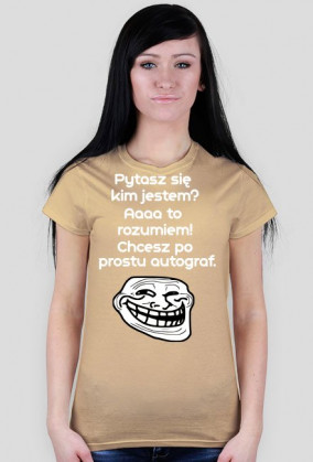 TrollFace Koszulka Kobieca