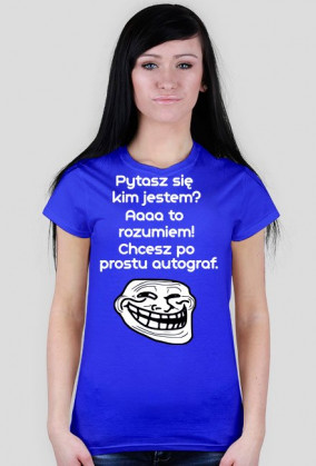 TrollFace Koszulka Kobieca
