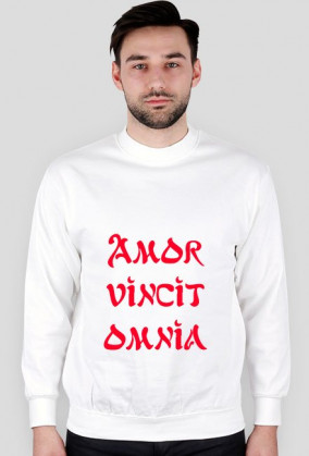 Amor vincit omnia, bluza męska