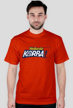Koszulka Wędkarska Korba czerwona