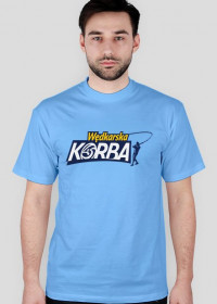 Koszulka Wędkarska Korba błękitna