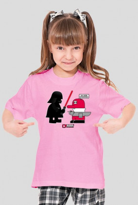 Koszulka dla dziewczynki -Lord Vader. Pada