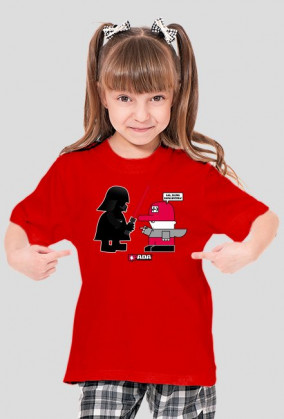 Koszulka dla dziewczynki -Lord Vader. Pada