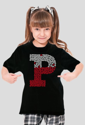 Koszulka dla dziewczynki - Polska walcząca. Pada