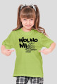 Koszulka dla dziewczynki - Wolno mi. Ślimak. Pada