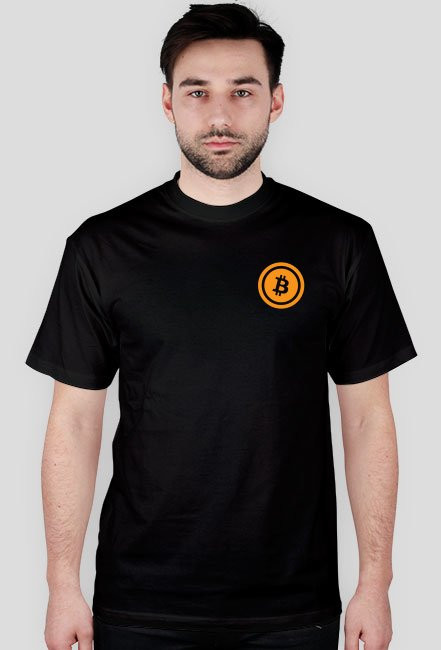 Standard bitcoin t-shirt męski