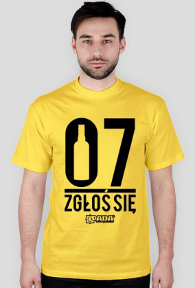 Koszulka męska - 07 zgłoś się.. Pada