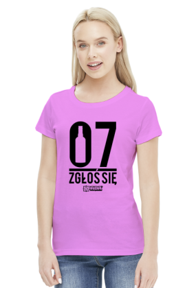 Koszulka damska - 07 zgłoś się.. Pada