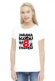Koszulka damska - Urodziny 80 lat. Pada