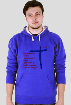 Błogosławieni pokój bluza męska