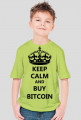 KEEP CALM bitcoin t-shirt dziecięcy
