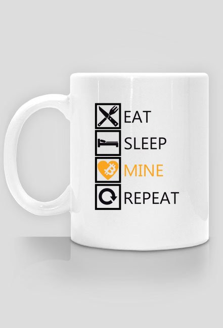 Kubek eat/sleep/mine/repeat