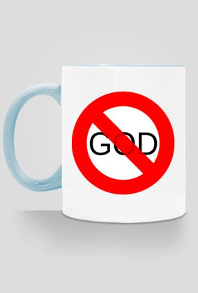 Stylowy kubek NO GOD