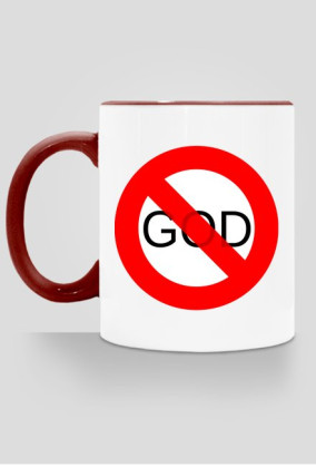 Stylowy kubek NO GOD