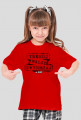 Koszulka dla dziewczynki - Trenuj, walcz, zwyciężaj. Pada