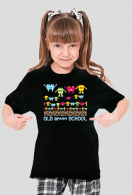 Koszulka dla dziewczynki - Old School. Pada