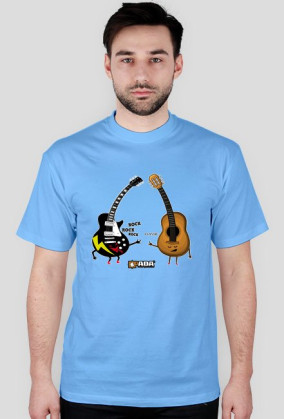Koszulka męska - Rock & Roll. Pada