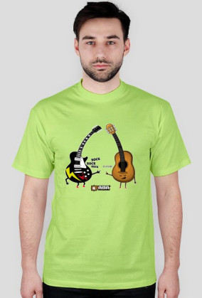 Koszulka męska - Rock & Roll. Pada