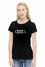 'Audi heart puls' koszulka damska