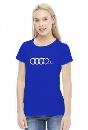 'Audi heart puls' koszulka damska