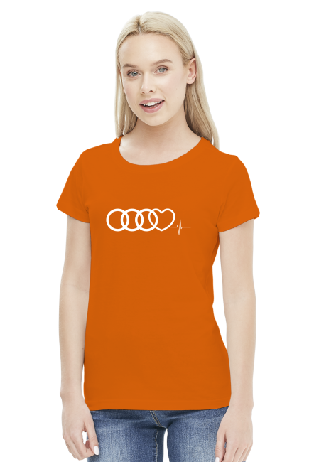 'Audi heart puls' koszulka damska