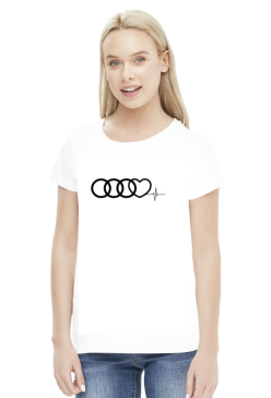 'Audi heart puls' koszulka damska,2