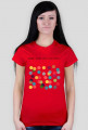 T-shirt damski "Make your life colorful"