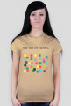 T-shirt damski "Make your life colorful"