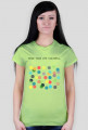 T-shirt damski "Make your life colorful"