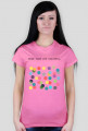 T-shirt damski "Make your life colorful"